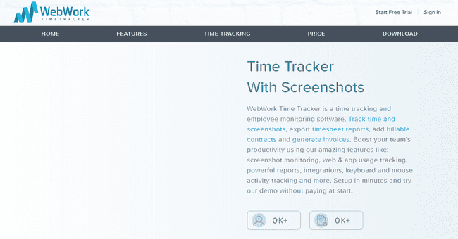 Toggl Alternatives WebWork Time Tracker