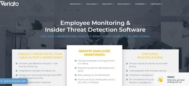 Employee monitoring tool Veriato